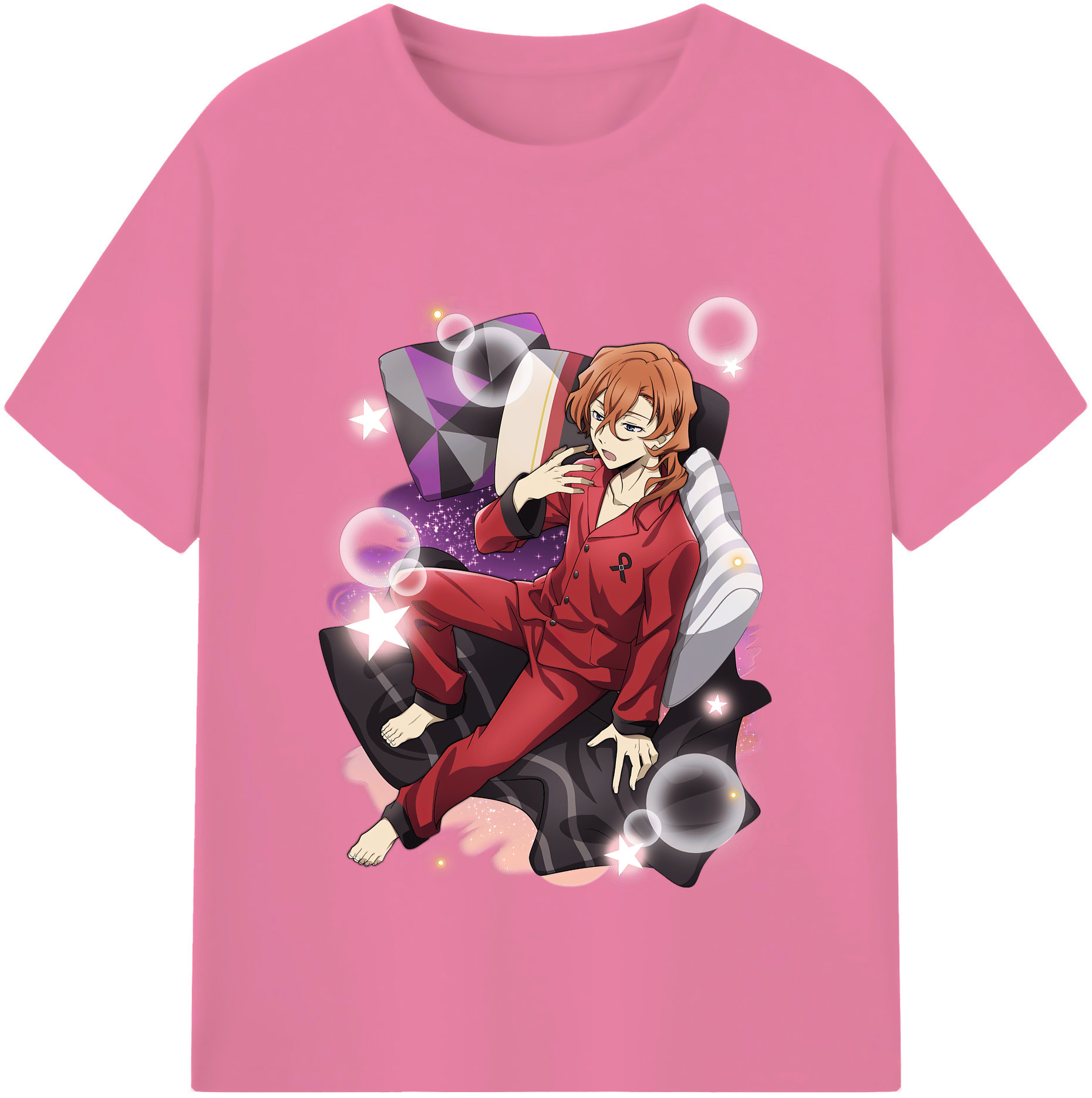 （画像用） 文豪ストレイドッグス Bungo Stray Dogs 綿100％半袖Tシャツ（フロントプリント）